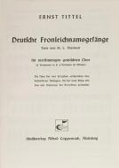 Deutsche Fronleichnamsgesänge 