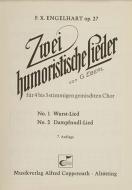 Eberl und Engelhart, 2 humoristische Lieder 