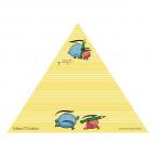 Haftnotizblock 'Musik-Dreieck' 