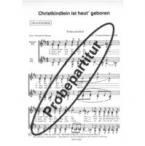 Christkindlein ist heut' geboren 