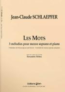 Les Mots - 3 mélodies Standard