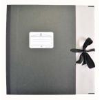 Notenmappe Quart-Format mit Klappen 8cm schwarz 