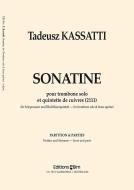 Sonatine pour trombone solo et quintette de cuivres Standard