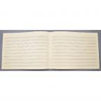 Notenpapier Bach-Format quer 10 Systeme 
