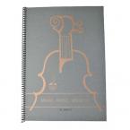 Notenheft - Din A4 hoch - Spirale - 96 Seiten - 12 Systeme 