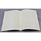 Notenpapier Din A4 hoch 12 Systeme mit Hilfslinien 