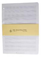 Noteneinlageblätter Din A4 12 Systeme 20 Blatt gelocht 