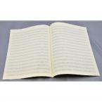 Notenpapier Bach-Format hoch 16 Systeme 