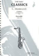 L'Orfeo, Instrumentsätze und Chöre 
