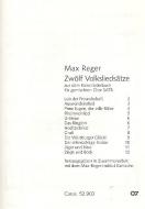 Zwölf Volksliedsätze 