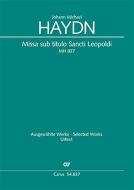 Missa sub titulo Sancti Leopoldi MH 837 Standard