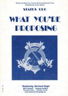 What you're Proposing 