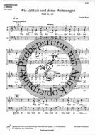 Wie lieblich sind deine Wohnungen 