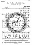 Das Wandern ist des Müllers Lust 