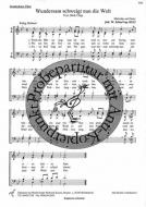 Wundersam schweigt nun die Welt 