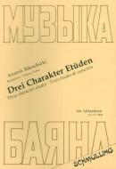 3 Charakter-Etüden 
