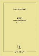 Duo En Quatre Mouvements, pour Deux Flutes 