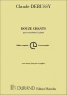 12 Chants pour Soprano et Piano 
