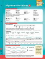 Musik im Überblick: Allgemeine Musiklehre 1 