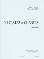 30 Textes A Chanter 