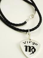 Rockys Plektrum + Kette Sternzeichen Jungfrau 