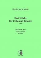3 Stücke für Cello und Klavier (1960) 