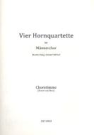4 Hornquartette mit Männerchor 