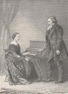 Robert und Clara Schumann am Klavier 