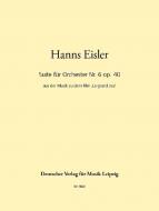 Suite für Orchester Nr. 6 op. 40 (aus der Musik zu dem Film "Le grand Jeu") 