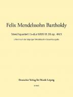 Streichquartett Es-dur op. 44/3 