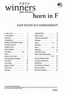 Easy Winners - Piano Accompaniment for Horn in F 