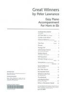 Great Winners - Piano Accompaniment for Eb Horn 