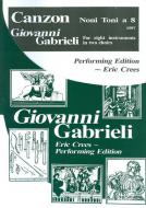 Canzon noni toni à 8 (1597) 