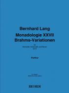 Monadologie XXVII 'Brahms-Variationen' 