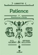 Patience (Libretto) 