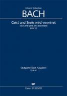 Geist und Seele wird verwirret BWV 35 Standard