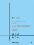 Theme, Variations et Final op. 28 - Orgelstimme 