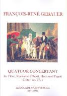 Quatuor concertant op. 27,1 