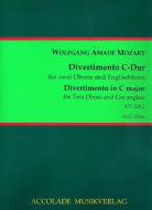 Divertimento C-Dur KVAnh229,3 