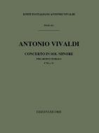 Concerto G Minor Strings Continuo Rv157 Score Fxi#21 T182 