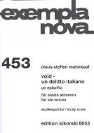 Void - un delitto italiano 