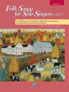 Folk Songs for Solo Singers Vol. 2 