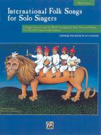 International Folk Songs for Solo Singers 