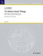 To Notice Such Things Standard