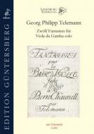 12 Fantasien für Viola da Gamba solo TWV 40:26-37 