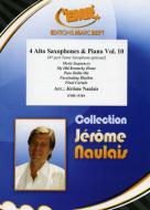 4 Alto Saxophones & Piano Vol. 10 Standard
