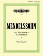 Klavierwerke 1: Lieder ohne Worte 