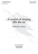 A sound of singing fills the air 