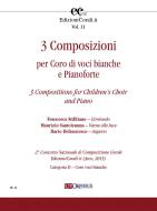 3 Compositions For Childrens Choir And Piano 