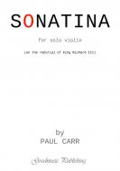 Sonatina For Solo Violin 